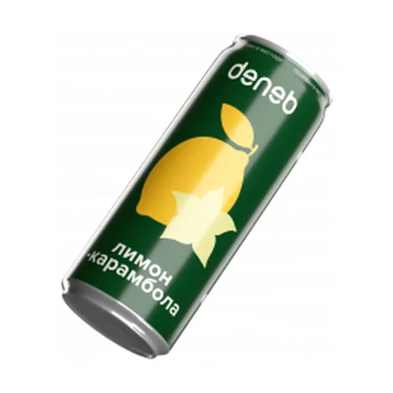 Банка Gold, вкус «Лимон-карамбола», 0,33 л